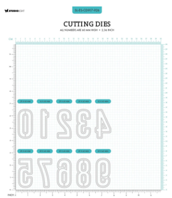 Studio Light • Essentials Cutting Die Number 1 - CD918*