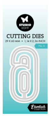 Studio Light • Essentials Cutting Die Number 6 - CD923*
