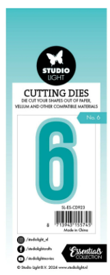 Studio Light • Essentials Cutting Die Number 6 - CD923*