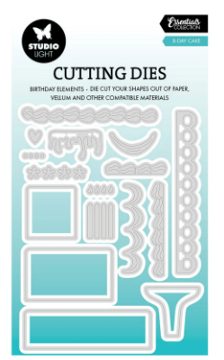 Studio Light • Essentials Cutting Die B-day cake - CD934*
