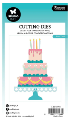 Studio Light • Essentials Cutting Die B-day cake - CD934*