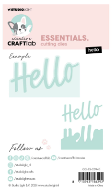 Creative Craft Lab • Essentials Cutting Die Hello - CD940*