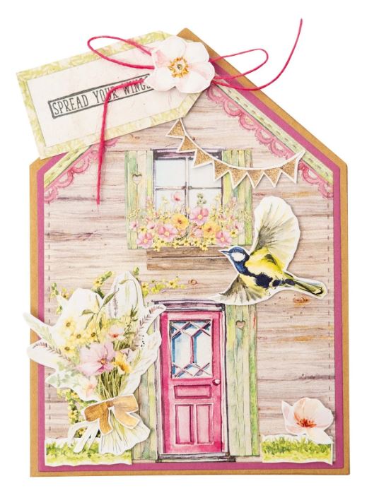 Studio Light • Spring Meadow Cutting Die House card (SL-SM-CD947) *