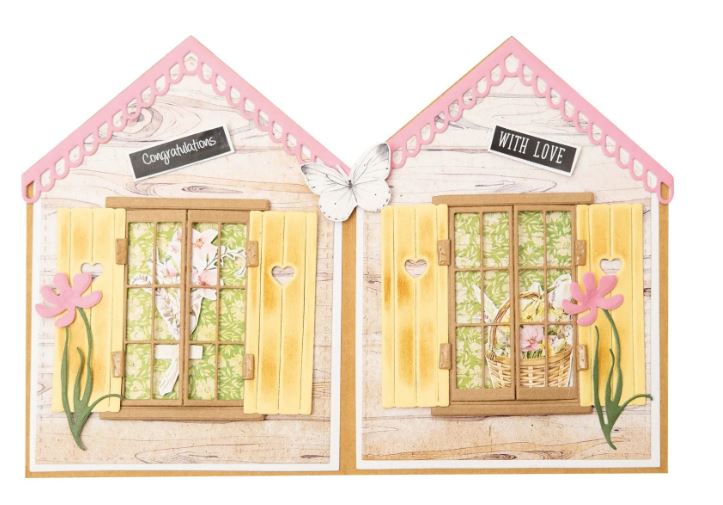 Studio Light • Spring Meadow Cutting Die House card (SL-SM-CD947) *