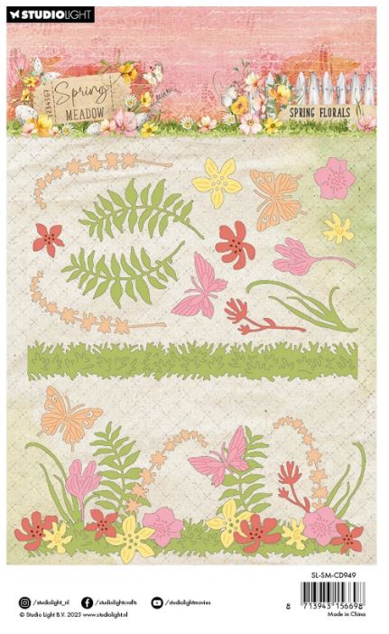 Studio Light • Spring Meadow Cutting Die Spring Florals (SL-SM-CD949) *