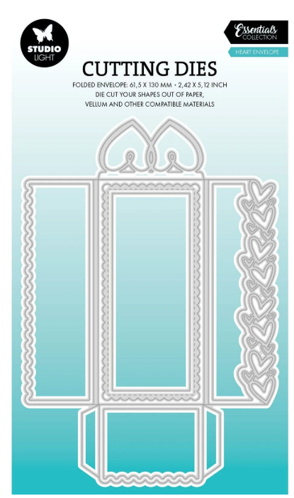 Studio Light • Essentials Cutting Die Heart Envelope (SL-ES-CD954) *