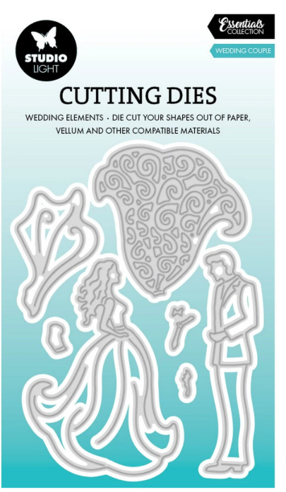 Studio Light • Essentials Cutting Die Wedding Couple (SL-ES-CD955)