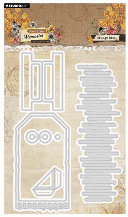 Sweet Bee Memories Cutting Dies Grunge Bits (HE-SB-CD959) *
