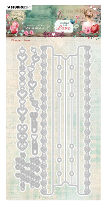 Studio Light • Jenine's Mindful Art Cutting Die Sending You Love Planner Love (JMA-SYL-CD961) *