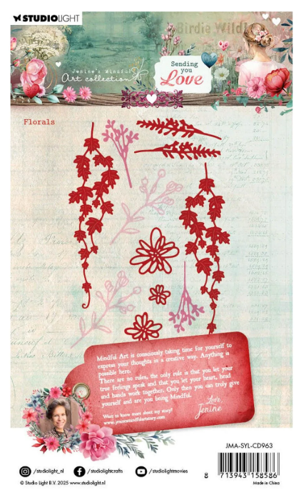 Studio Light • Jenine's Mindful Art Cutting Die Sending You Love Florals (JMA-SYL-CD963) *
