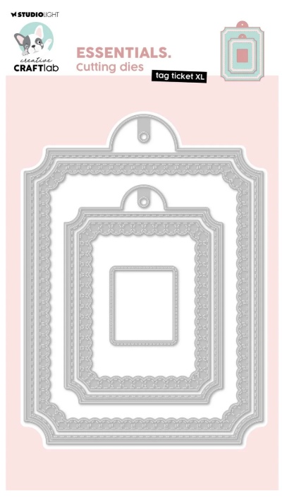 Creative Craftlab • Essentials Cutting Die Tag Ticket XL (CCL-ES-CD965) *