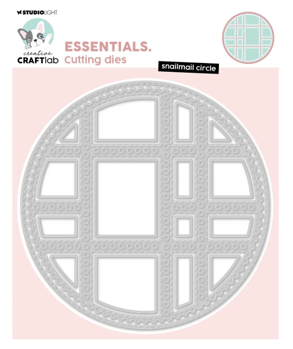 Creative Craftlab • Essentials Cutting Die Snailmal Circle (CCL-ES-CD966) *
