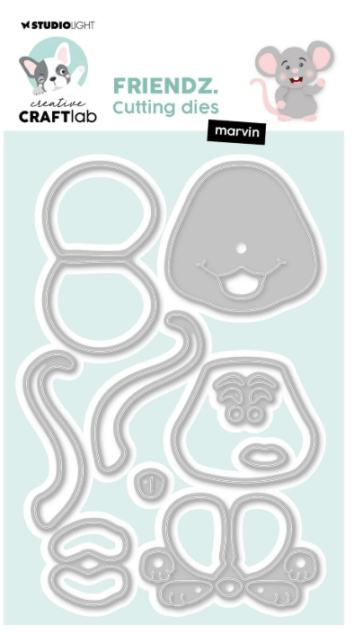 Creative Craftlab • Friendz Cutting Die Muis Marvin (CCL-FR-CD967) *