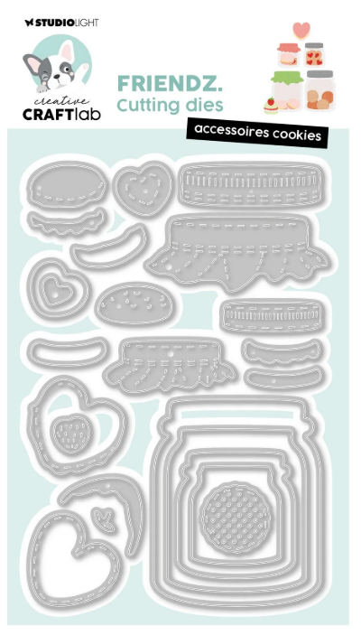 Creative Craftlab • Friendz Cutting Die Accessoires cookies (CCL-FR-CD968) *