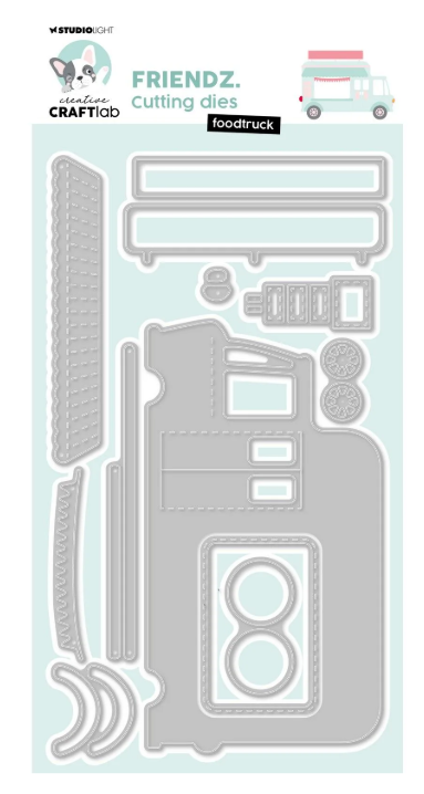 Creative Craftlab • Friendz Cutting Die Foodtruck (CCL-FR-CD969) *