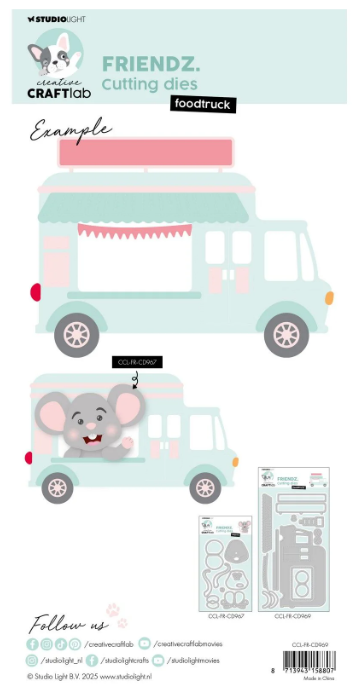 Creative Craftlab • Friendz Cutting Die Foodtruck (CCL-FR-CD969) *
