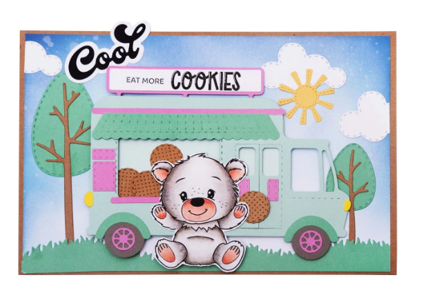 Creative Craftlab • Friendz Cutting Die Foodtruck (CCL-FR-CD969) *
