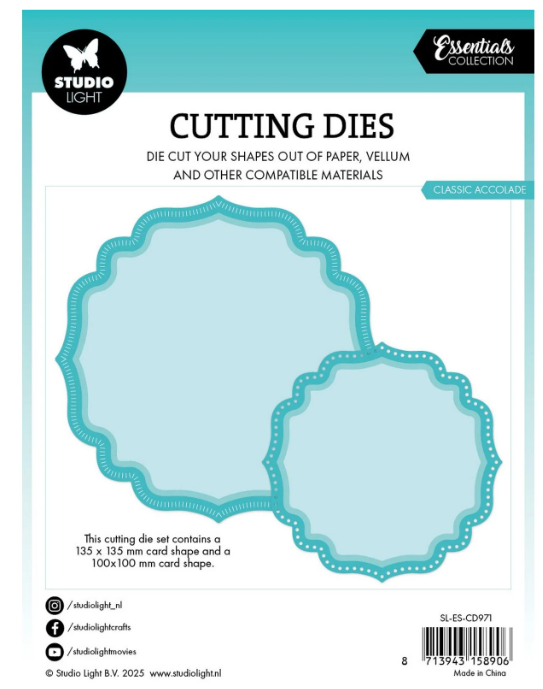 Studio Light • Essentials Cutting Die Classic Accolade (SL-ES-CD971) *