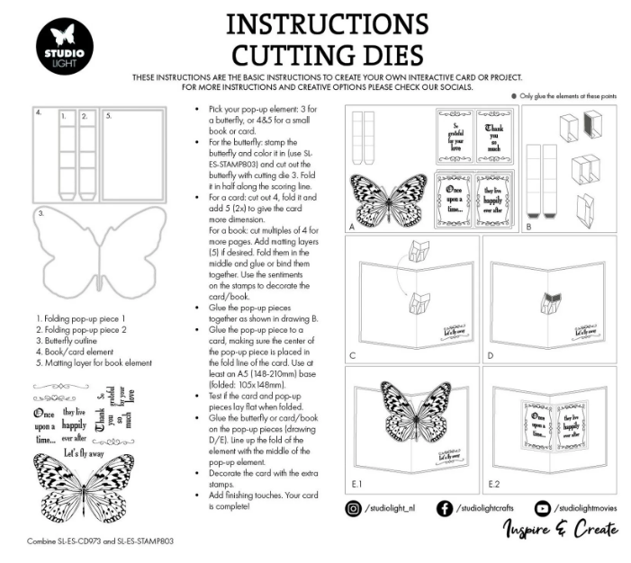 Studio Light • Essentials Cutting Die Pop-Up (SL-ES-CD973) *