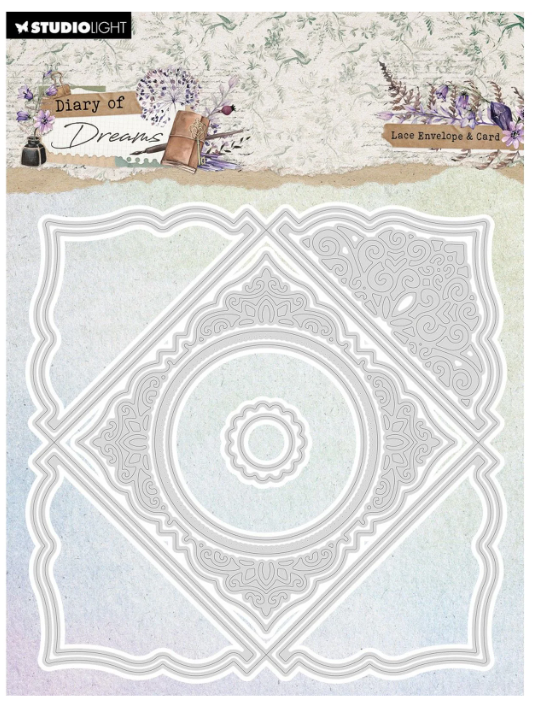 Studio Light • Diary Of Dreams Cutting Die Lace Envelope (SL-DED-CD977) *