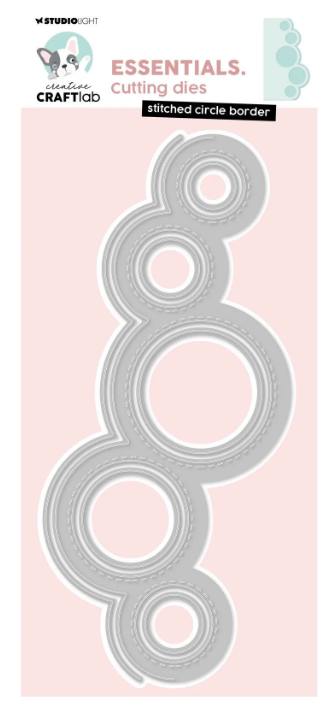 Creative Craftlab • Essentials Cutting Die Stitched Circle Border (CCL-ES-CD982) *