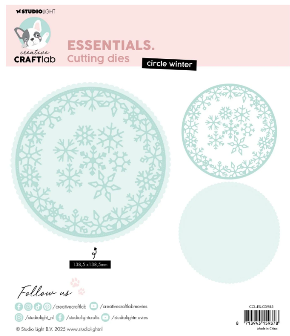 Creative Craftlab • Essentials Cutting Die Circle Winter (CCL-ES-CD983) *