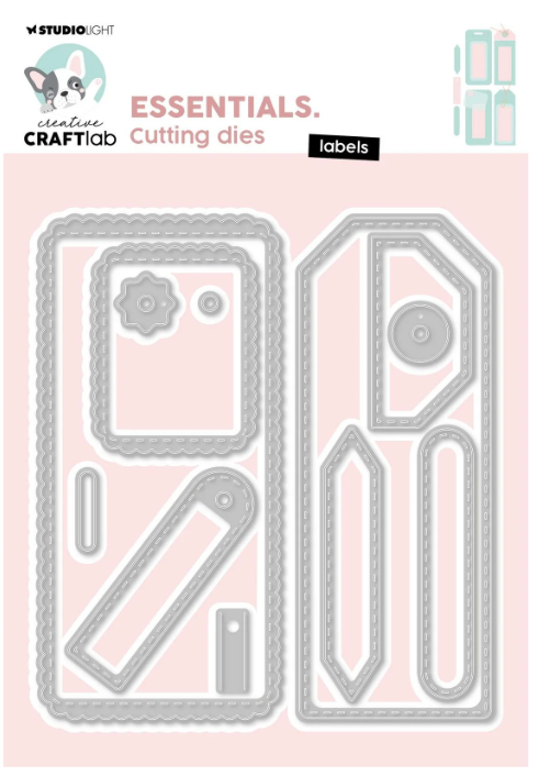 Creative Craftlab • Essentials Cutting Die Labels (CCL-ES-CD986) *