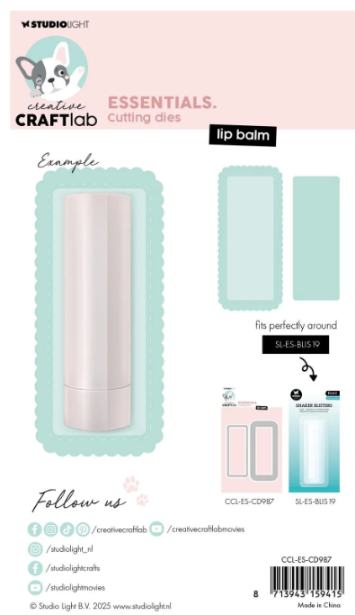 Creative Craftlab • Essentials Cutting Die Lip Balm (CCL-ES-CD987) *