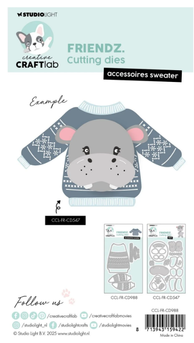 Creative Craftlab • Friendz Cutting Die Sweater (CCL-FR-CD988) *