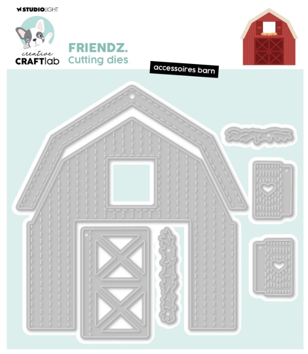 Creative Craftlab • Friendz Cutting Die Accessoires Barn (CCL-FR-CD994) *
