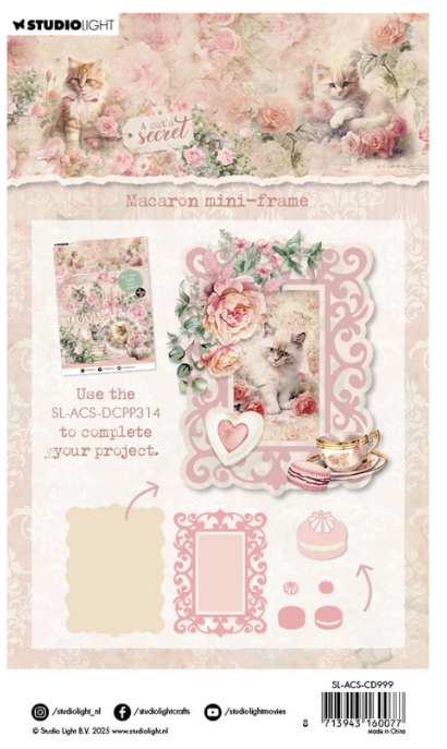 Studio Light • A Cat's Secret Cutting Die Macaron Mini-Frame (SL-ACS-CD999) *