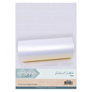 Card Deco Essentials Pearlescent Cardstock White (CDEPC001)