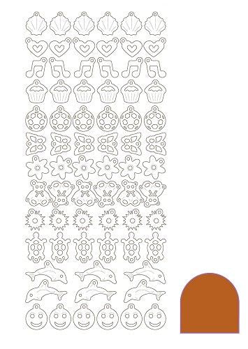 Charm sticker - Copper