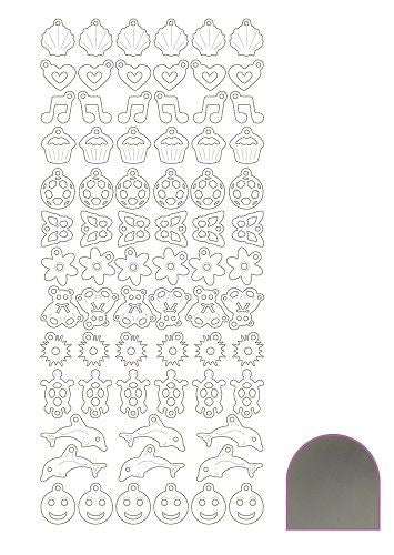 Charm sticker - Silver