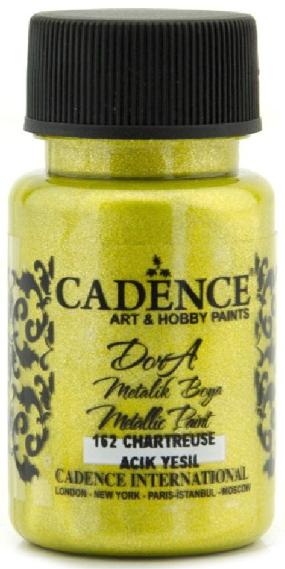 Cadence - Dora Acrylverf Metallic - Charteuse - 50ml - (0162)