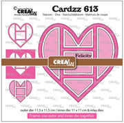 Crealies • Cardzz Frame & Inlay Felicity (CLCZ613) *