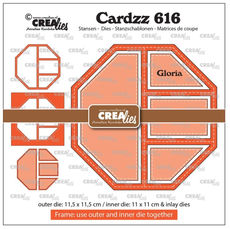 Crealies • Cardzz Frame & Inlay Gloria (CLCZ616) *
