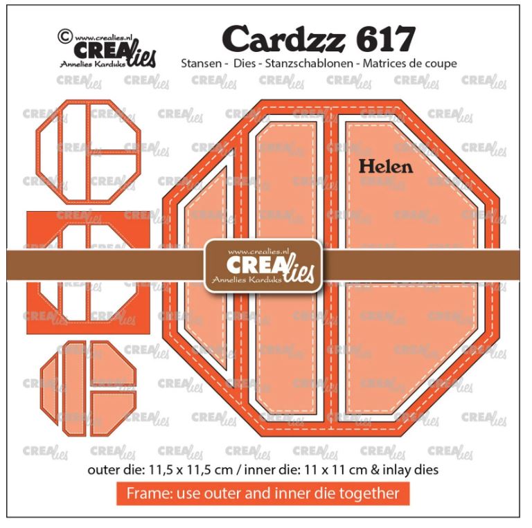 Crealies • Cardzz Frame & Inlay Helen (CLCZ617) *