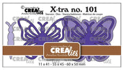Crealies • Snijmal Vlinder A Extra Groot (CLXTRA101) *