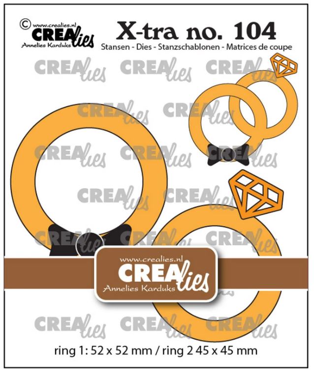 Crealies • X-Tra Snijmallen Ringen (CLXTRA104) *