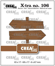Crealies • X-Tra Snijmallen Wegwijzerbordjes (CLXTRA106) *