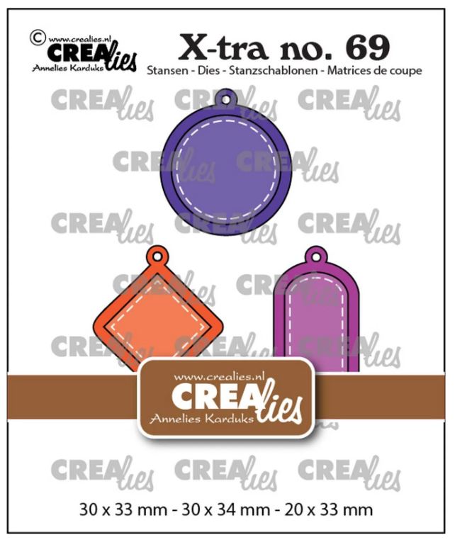 Crealies • XTRA Charms Set A (CLXTRA69) *