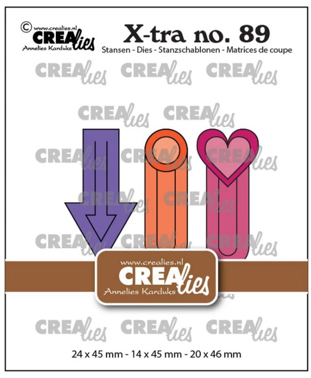 Crealies • Xtra Paperclips (CLXTRA89) *