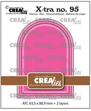 Crealies • Xtra ATC Boog met Kleine Streepjes (CLXTRA95) *
