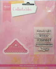 Marianne Design -  Collectables - Hoekje en wintertekst (NL) (COL1341)*