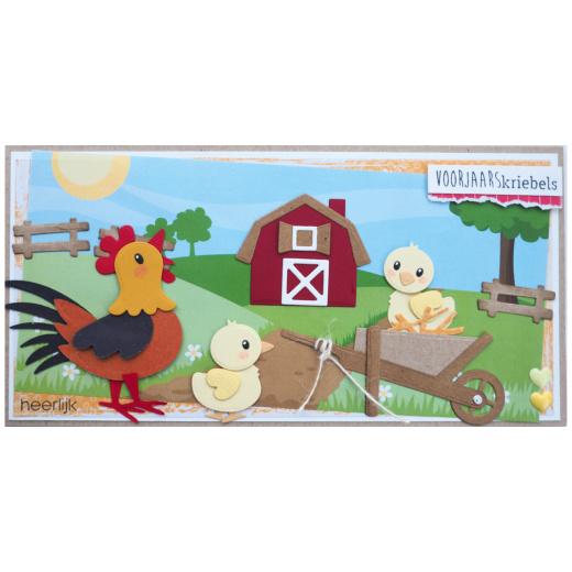 Marianne Design -  Collectables - Eline`s kippen familie (COL1429)*