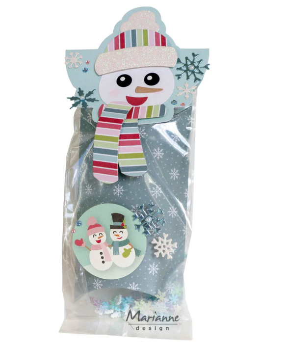 Marianne Design • Collectable Bagtopper Snowman by Marleen COL1557 *