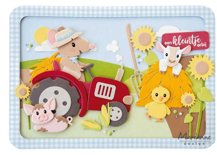 Marianne Design • Collectable Tractor by Marleen (COL1571) *