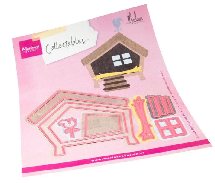 Marianne Design • Collectable Animal Shed by Marleen (COL1572) *