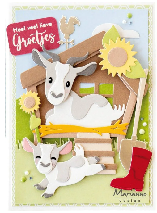 Marianne Design • Collectable Animal Shed by Marleen (COL1572) *